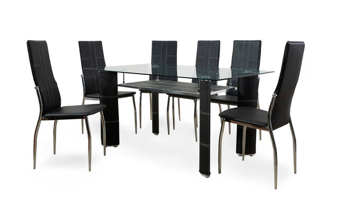 Mesa DT17 y 6 sillas