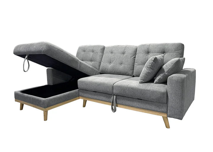 Sofa Cama Chaise Longue izquierda y derecha Nuria 230cm