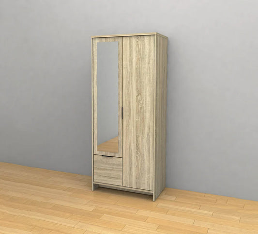 Armario de Dormitorio con Espejo DN 2 Puertas