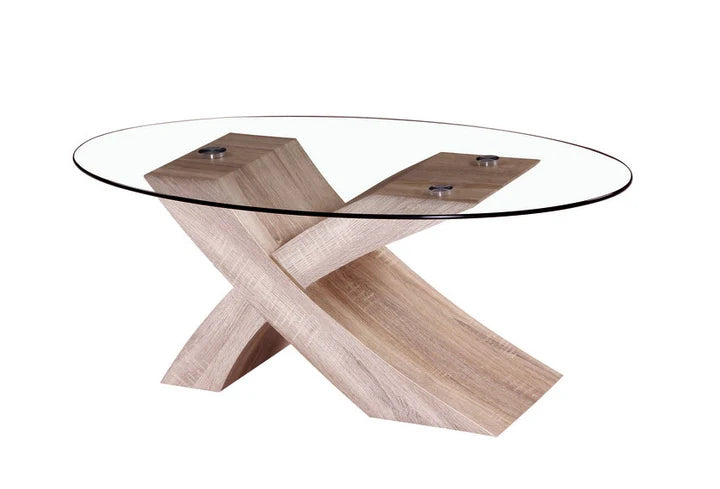 Mesa de Centro de Cristal Templado Lore