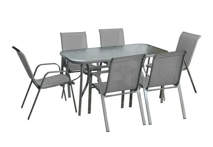Mesa rectangular de Cristal Templado