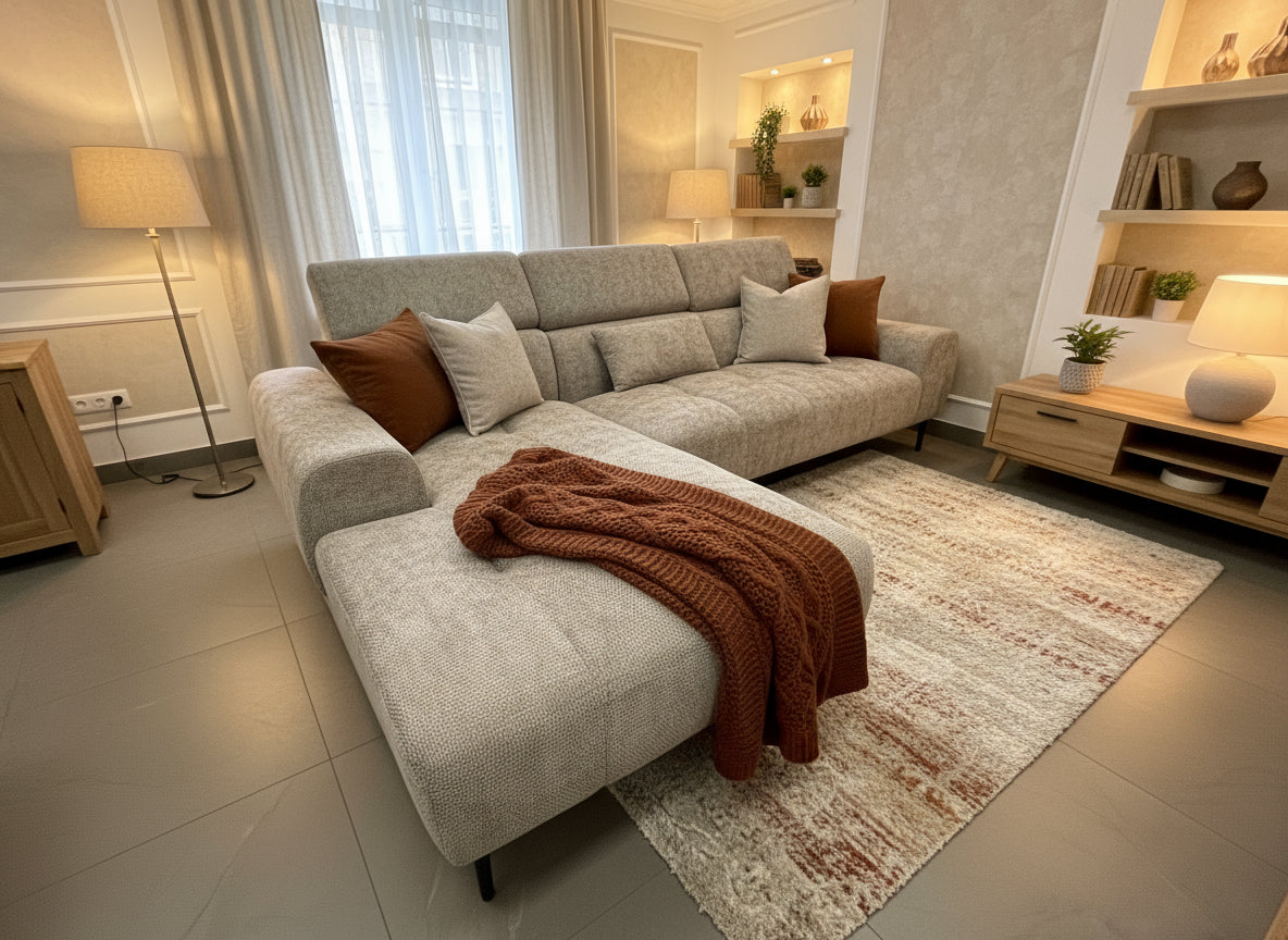 Sofá Chaise longue Daisy izquierda y derecha