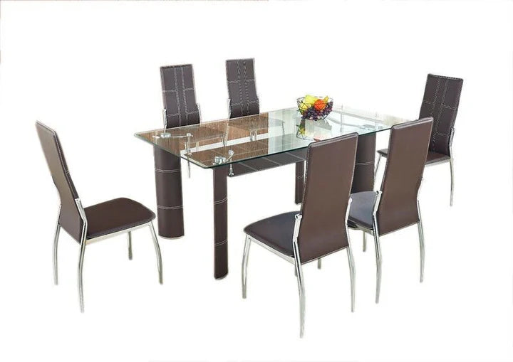 Mesa DT17 y 6 sillas