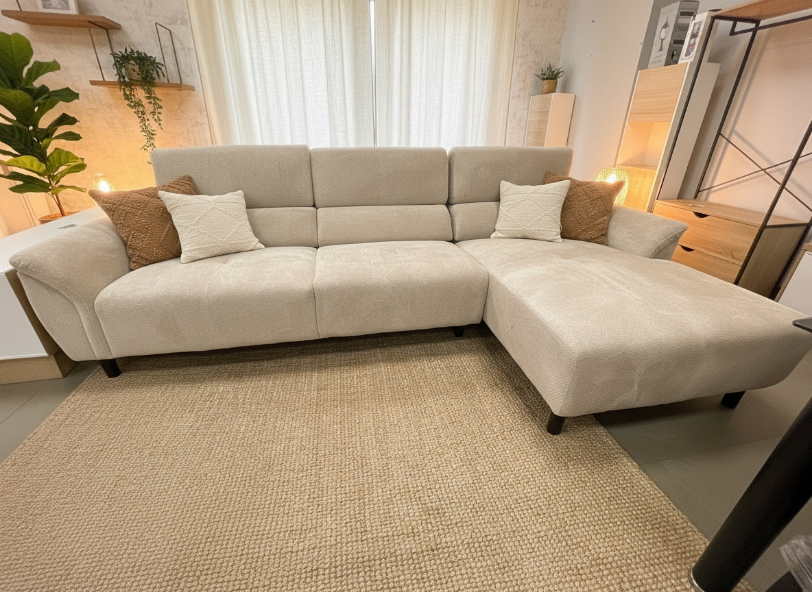 Sofá Chaiselongue Lucy con Chaise izquierda y derecha