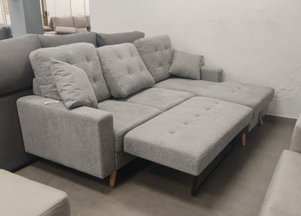Sofa Cama Chaise Longue izquierda y derecha Nuria 230cm