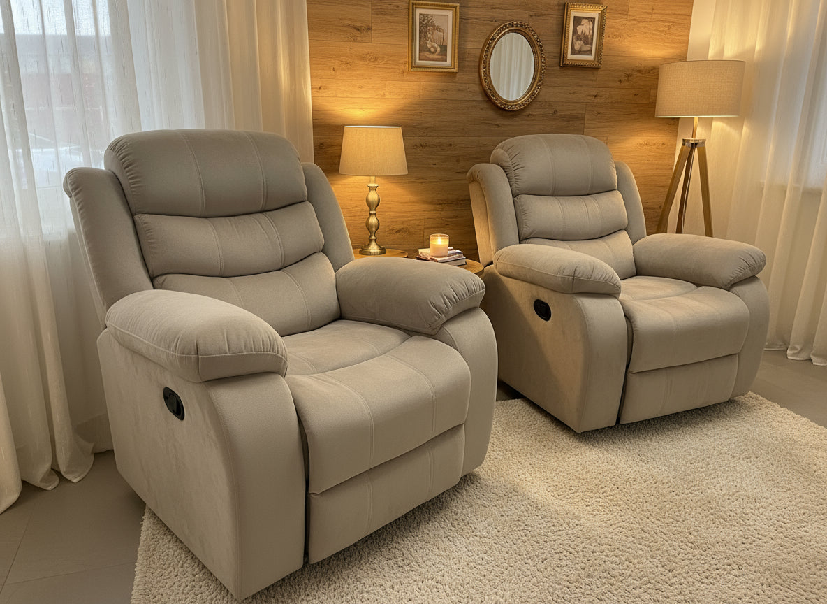 Sillón Reclinable Manual Houston 1 plaza