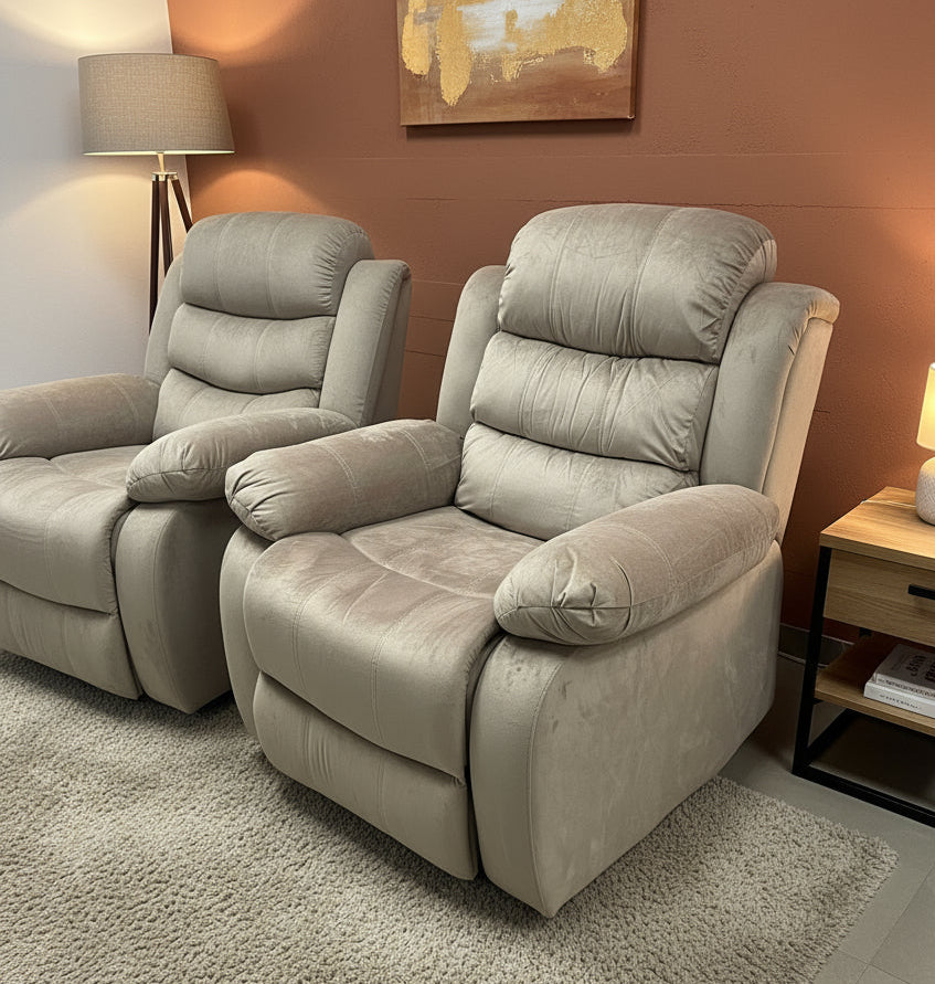 Sillón Reclinable Manual Houston 1 plaza