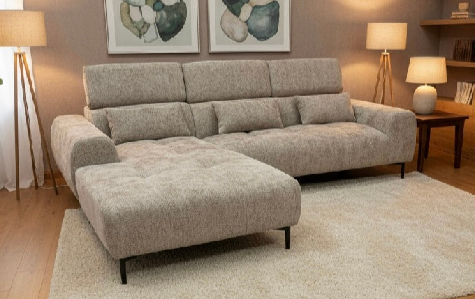 Sofá Chaise longue Daisy izquierda y derecha