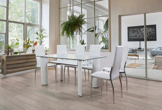 Mesa DT17 y 6 sillas