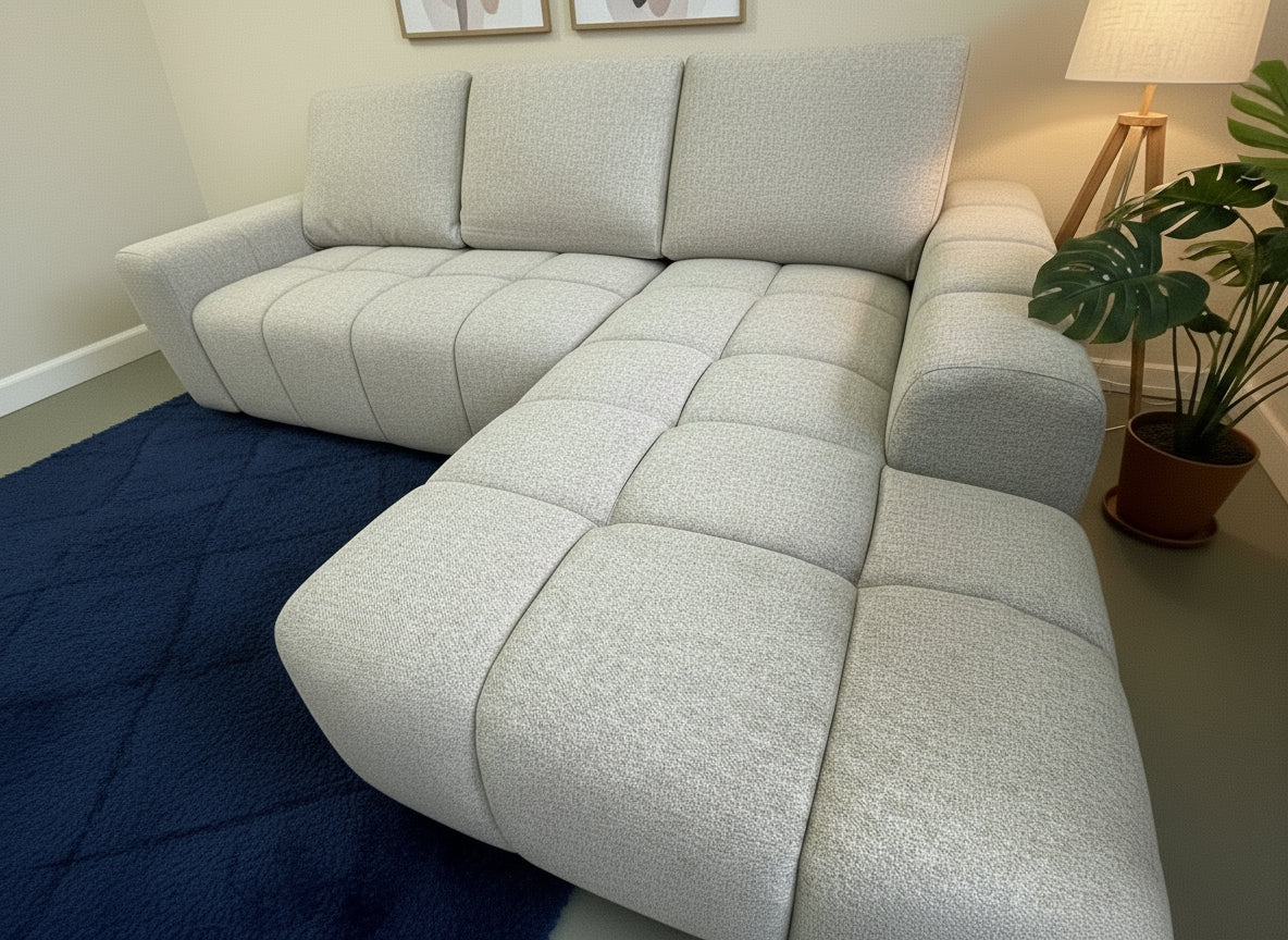 Sofa chaise longue Nubola con chaise izquierda y derecha