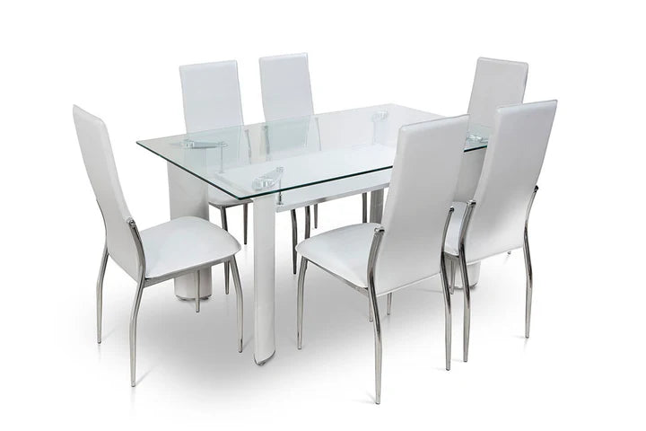 Mesa DT17 y 6 sillas