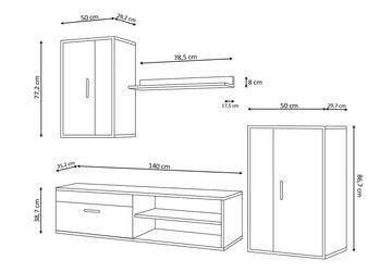 Conjunto Muebles de Salon Eco