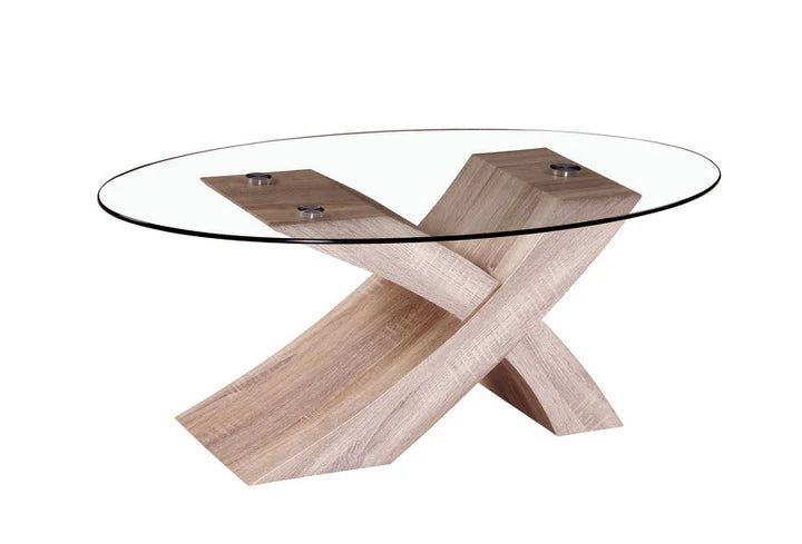 Mesa de Centro de Cristal Templado Lore