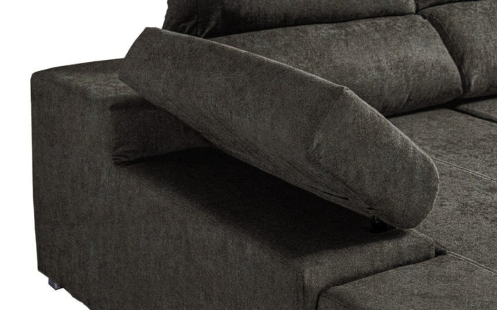 Mega Sofa Cama Chaise Longue Rinconera Italia 345cm