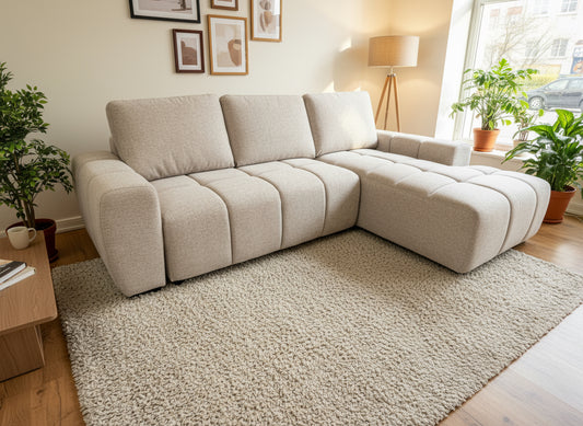 Sofa chaise longue Nubola con chaise izquierda y derecha