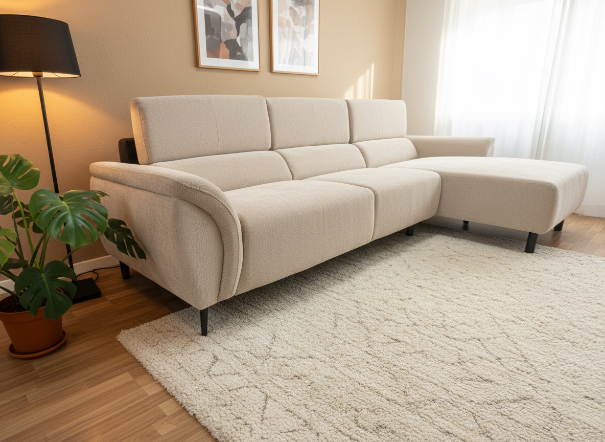 Sofá Chaiselongue Lucy con Chaise izquierda y derecha