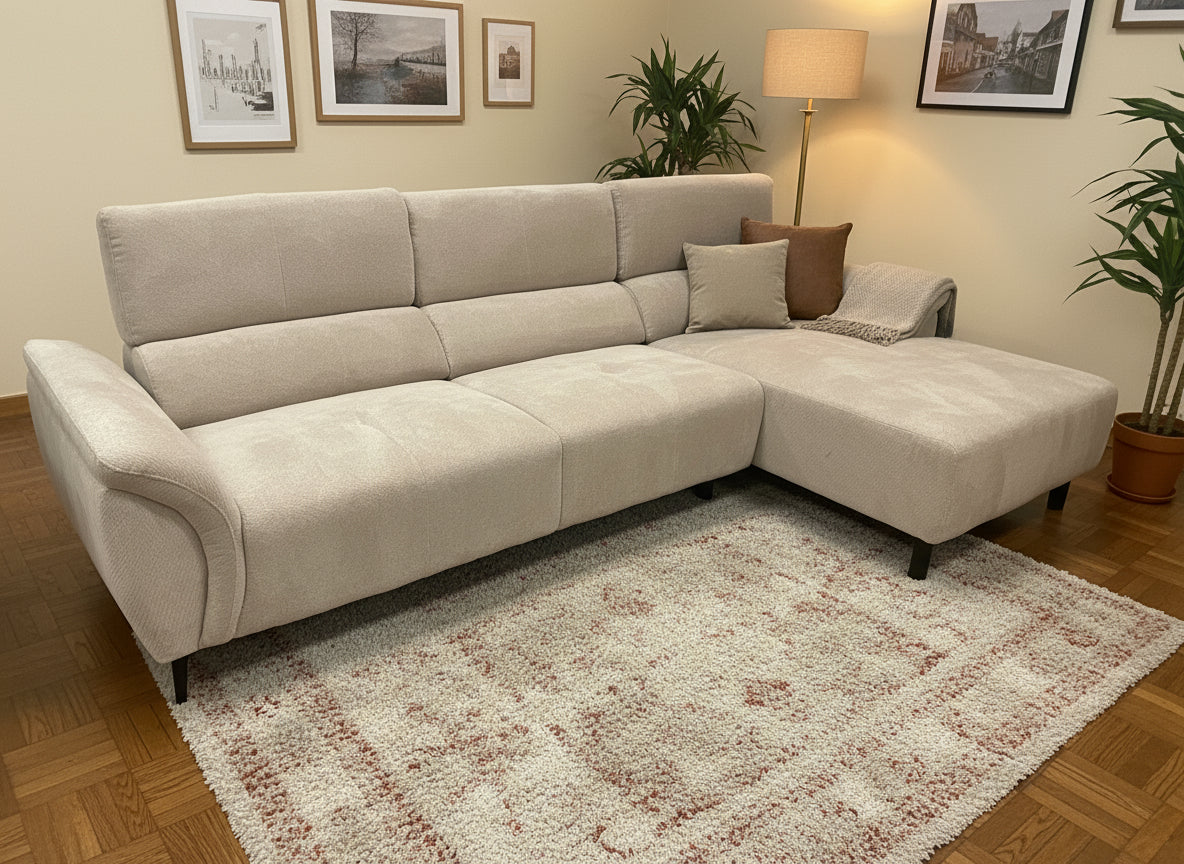 Sofá Chaiselongue Lucy con Chaise izquierda y derecha