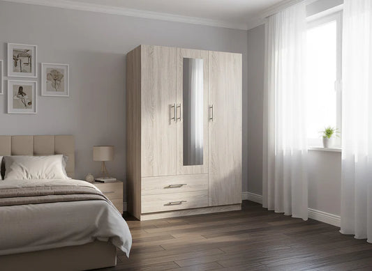 Armario W 3 Puertas, con Espejo Cambria