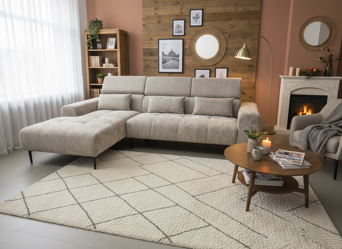 Sofá Chaise longue Daisy izquierda y derecha