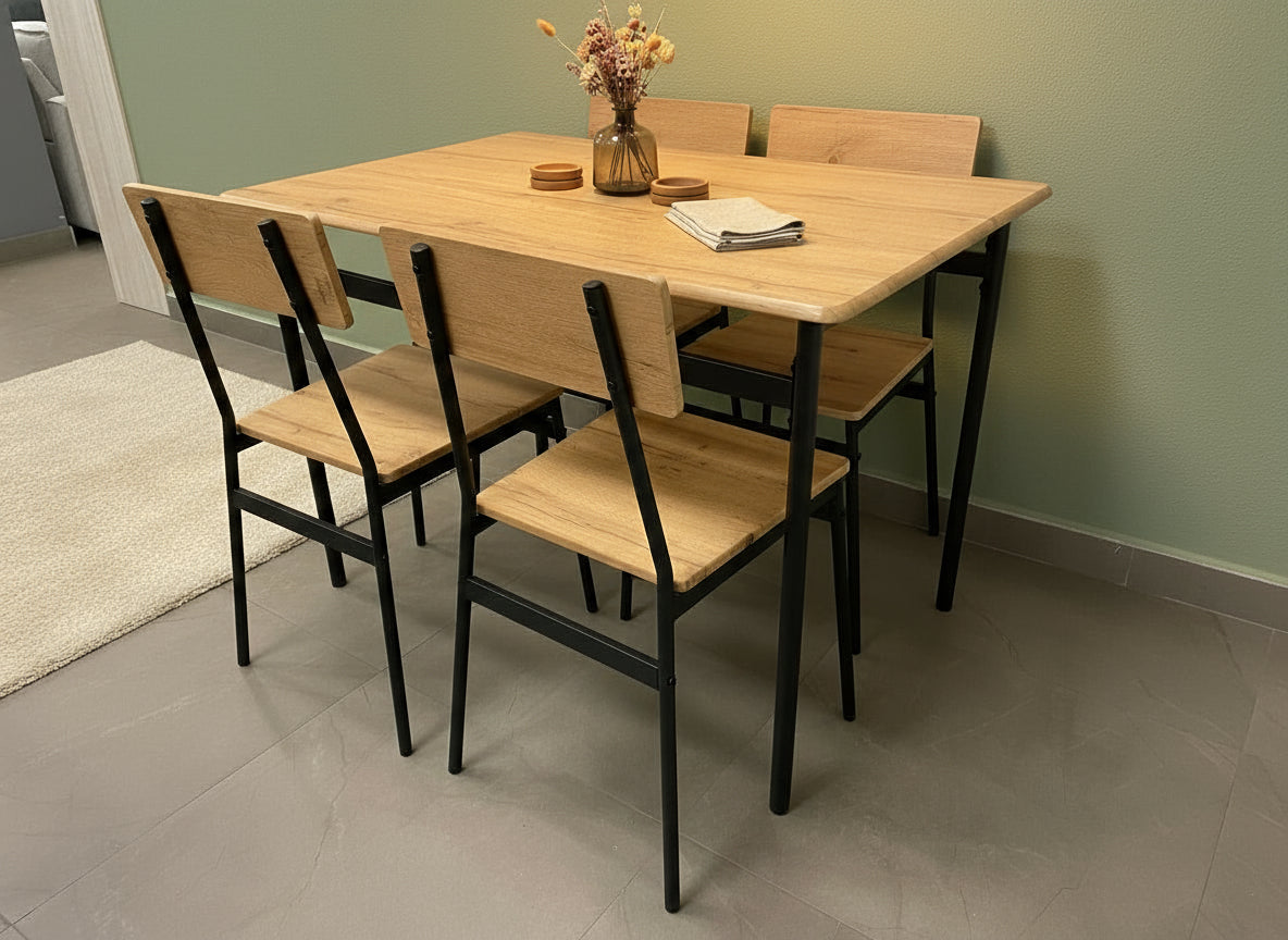 Mesa y sillas de comedor o cocina