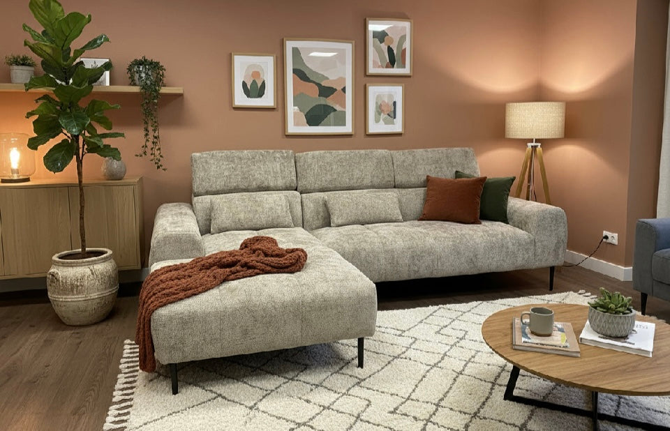 Sofá Chaise longue Daisy izquierda y derecha