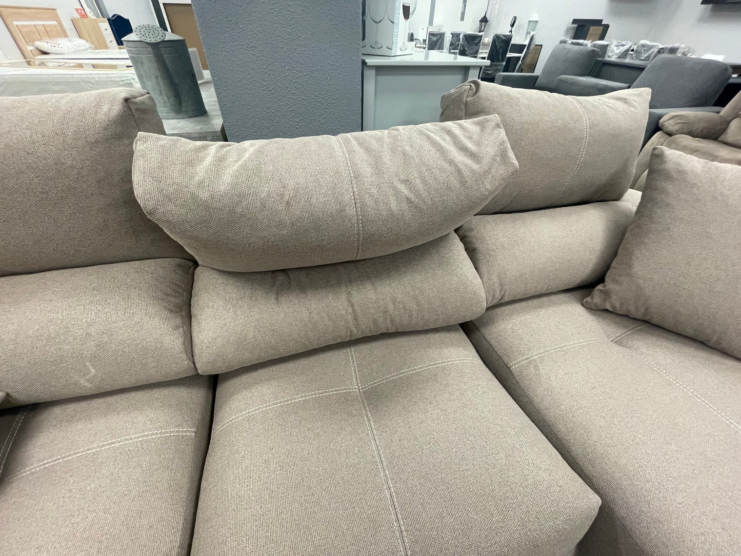 Sofa Chaise Longue Copi Reclinable, +2 pufs