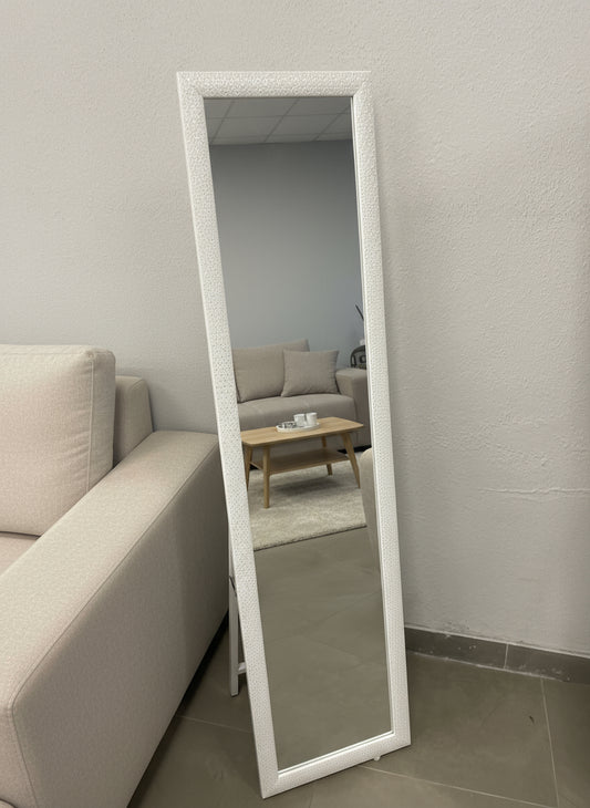 Espejo rectangular de Pie 003 white