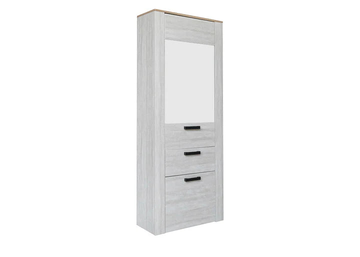 Vitrina Armario Sena 188cm. 2 Puertas y 1 Cajon