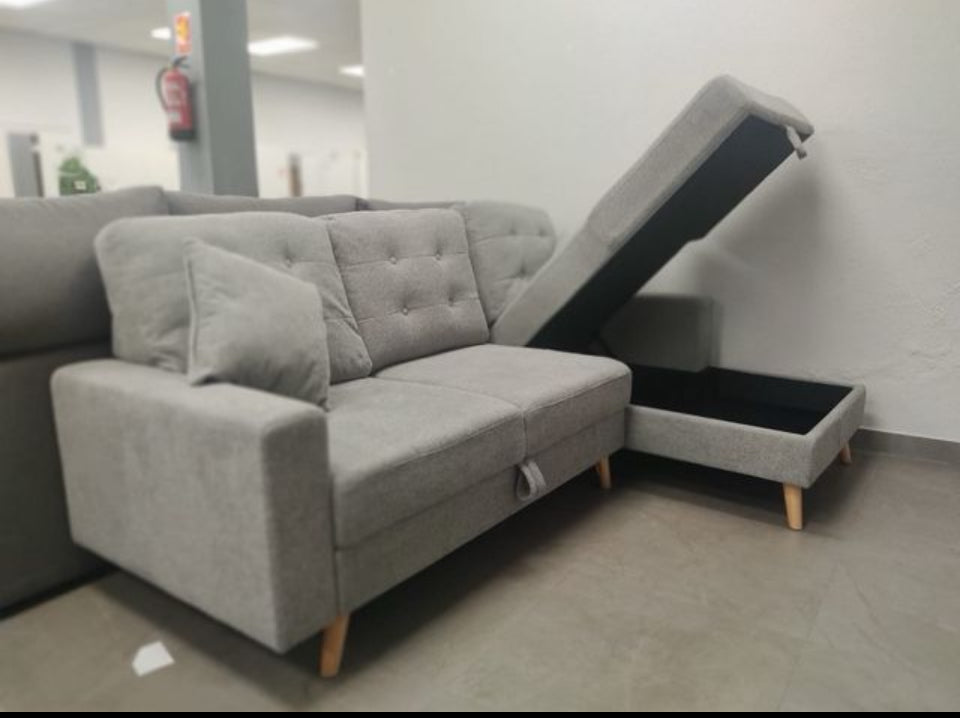 Sofa Cama Chaise Longue izquierda y derecha Nuria 230cm
