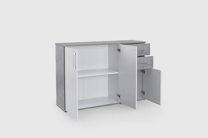 Comoda Aparador Joana 3 Puertas y 2 Cajones